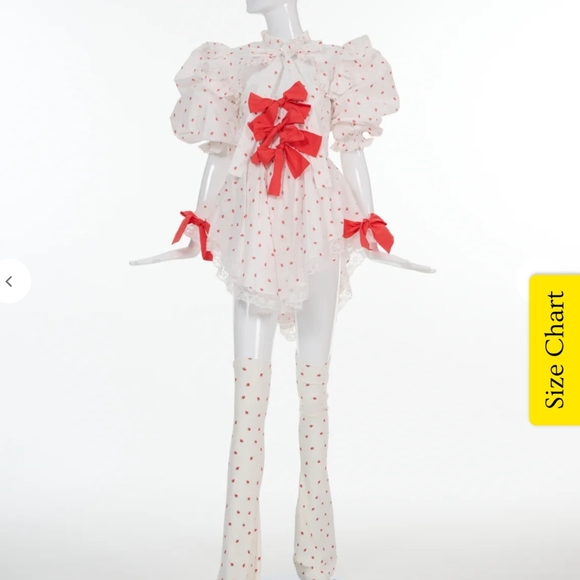 Selkie La Fraise Cake Shop Dress W/Shrug - Picture 9 of 16